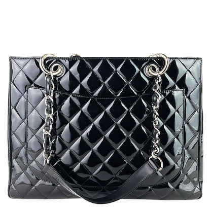 Chanel Grand Shopping Tote GST Patent Leather Bag