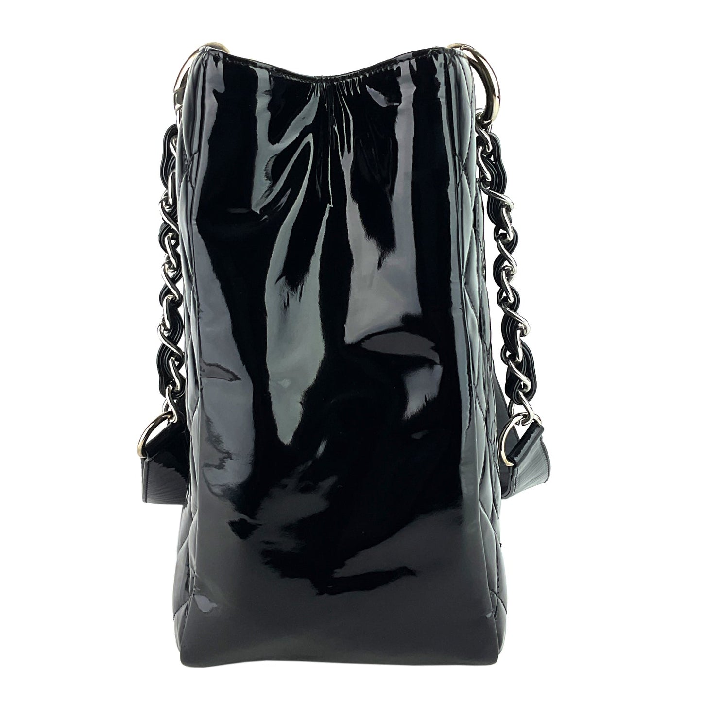 Chanel Grand Shopping Tote GST Patent Leather Bag
