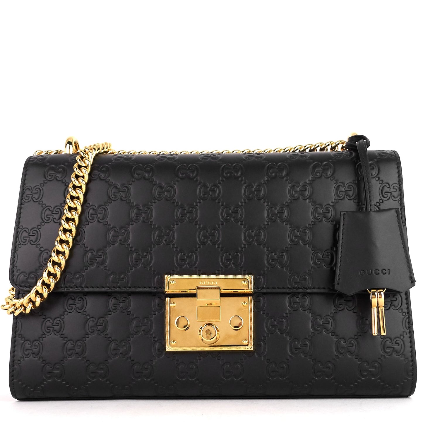 Gucci Padlock Medium Guccissima Leather Bag
