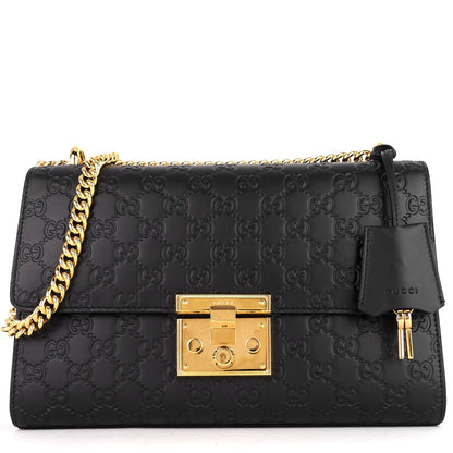 Gucci Padlock Medium Guccissima Leather Bag