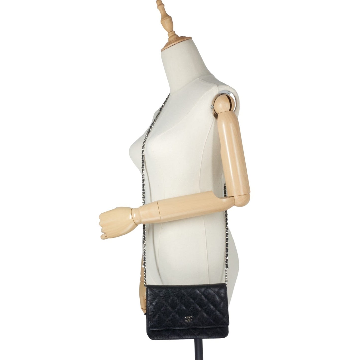 Chanel Wallet on Chain Caviar Leather Bag