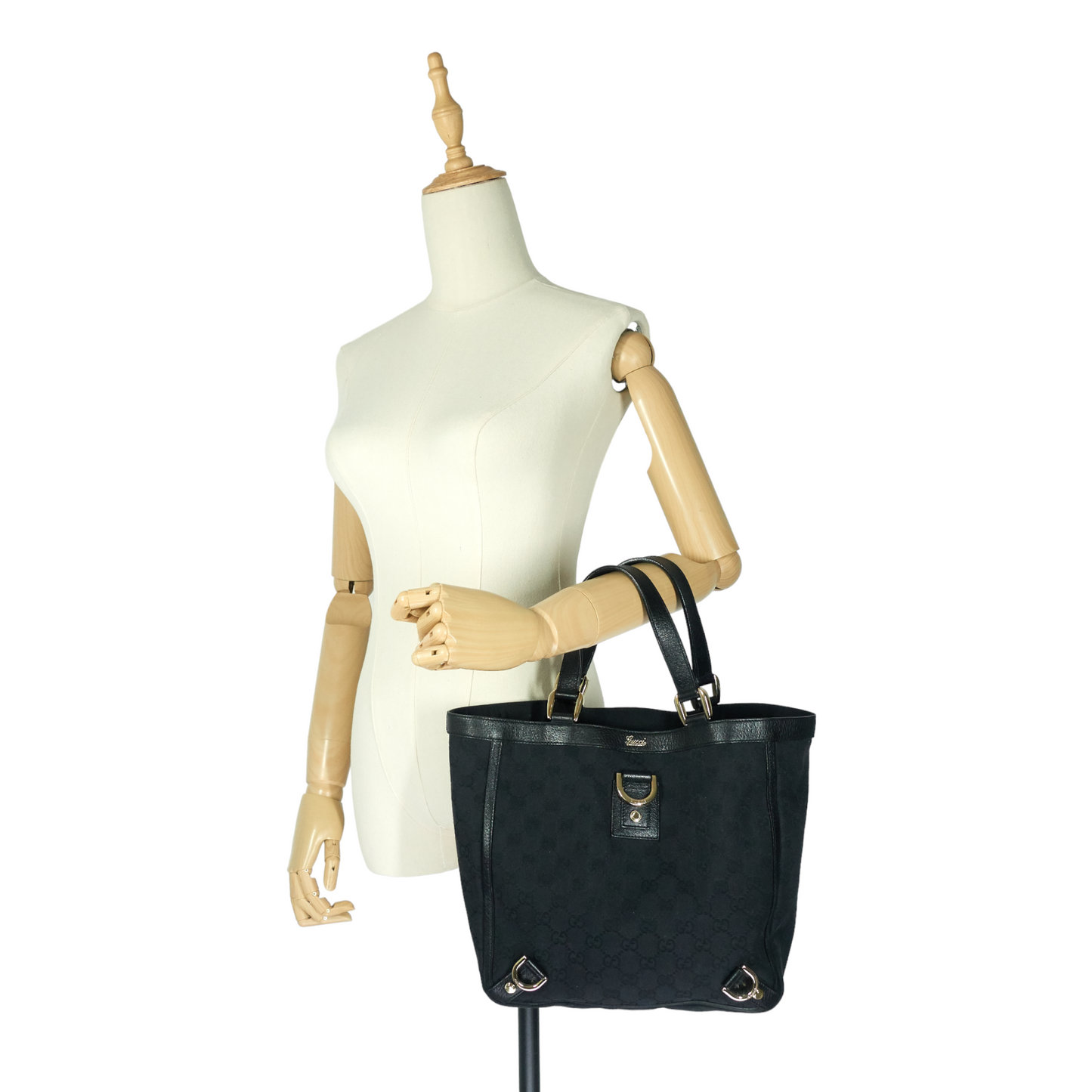 Gucci Abbey D-Ring Monogram Canvas Bag