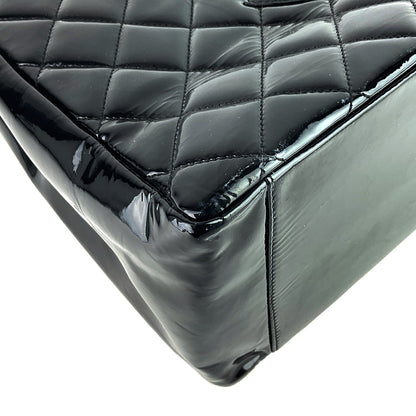 Chanel Grand Shopping Tote GST Patent Leather Bag