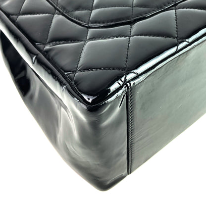 Chanel Grand Shopping Tote GST Patent Leather Bag