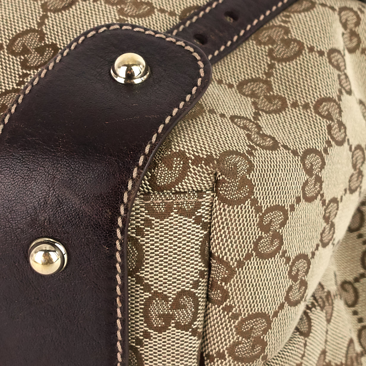 Gucci Pelham Medium GG Canvas Hobo Bag