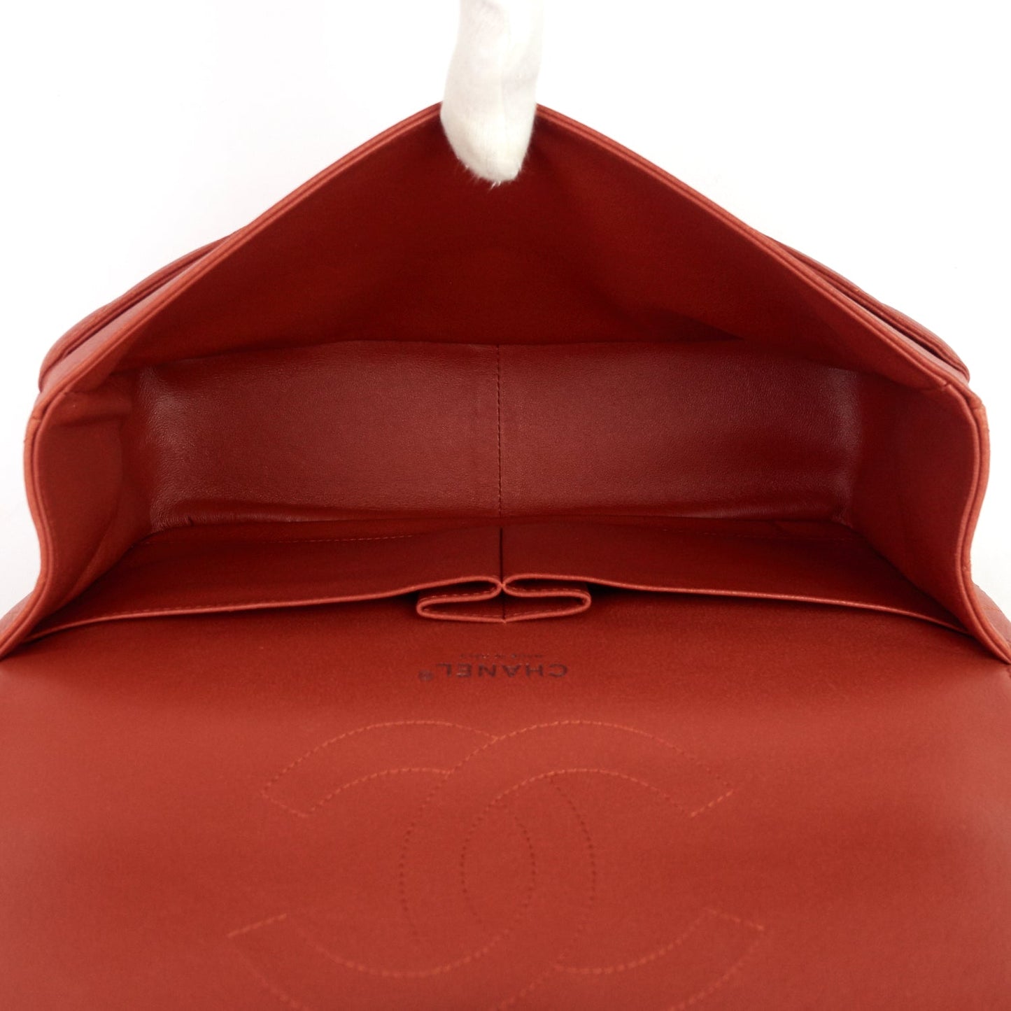 Chanel Double Flap Quilted Caviar Leather Bag