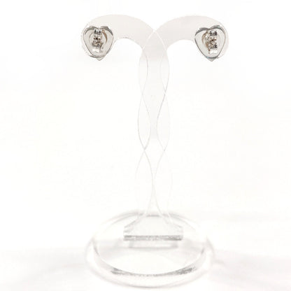 Gucci Trademark Heart Shape Silver Earrings