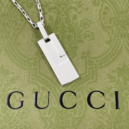 Gucci Plate Silver 925 Necklace