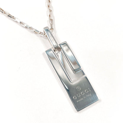Gucci Plate Silver 925 Necklace