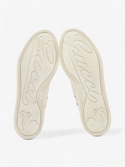 Gucci GG High-Top Sneakers Beige  Canvas EU 38.5 UK 5.5