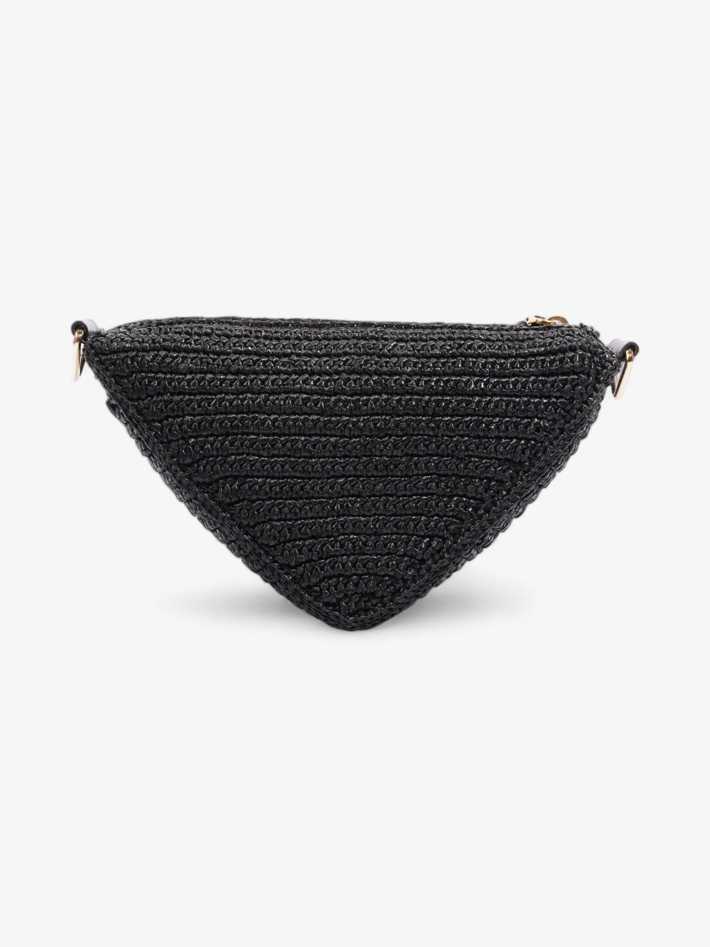 Prada Prada Crochet Black Raffia