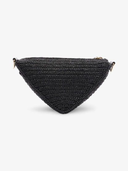 Prada Prada Crochet Black Raffia