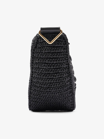 Prada Prada Crochet Black Raffia