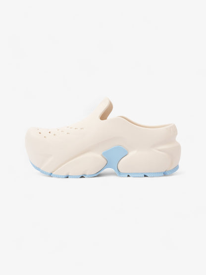 Louis Vuitton Shark Clogs White  / Light Blue Rubber EU 38 UK 5