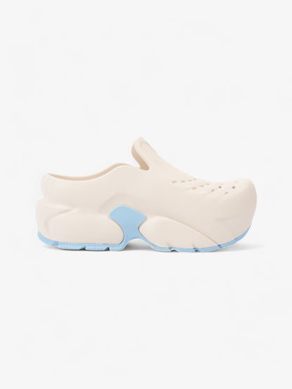 Louis Vuitton Shark Clogs White  / Light Blue Rubber EU 38 UK 5