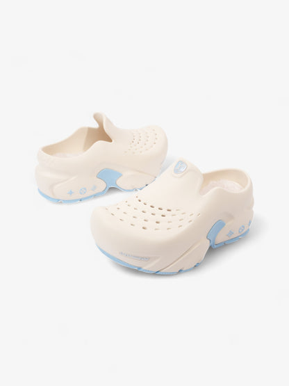 Louis Vuitton Shark Clogs White  / Light Blue Rubber EU 38 UK 5
