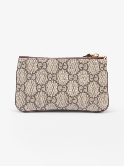 Gucci Ophidia Key Case GG Supreme / Brown / Gold Coated Canvas