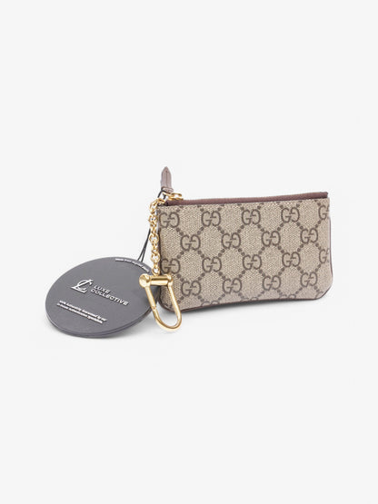Gucci Ophidia Key Case GG Supreme / Brown / Gold Coated Canvas