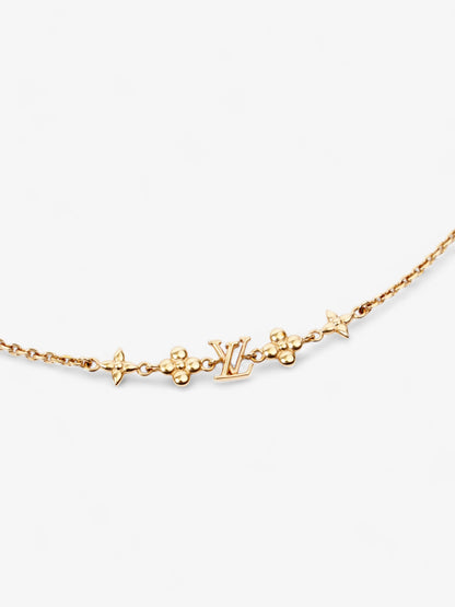 Louis Vuitton Baby Louis Necklace Gold Base Metal