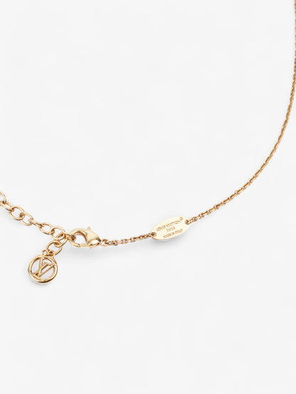 Louis Vuitton Baby Louis Necklace Gold Base Metal