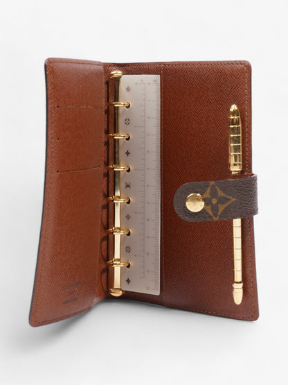 Louis Vuitton Agenda Cover Monogram Coated Canvas Small