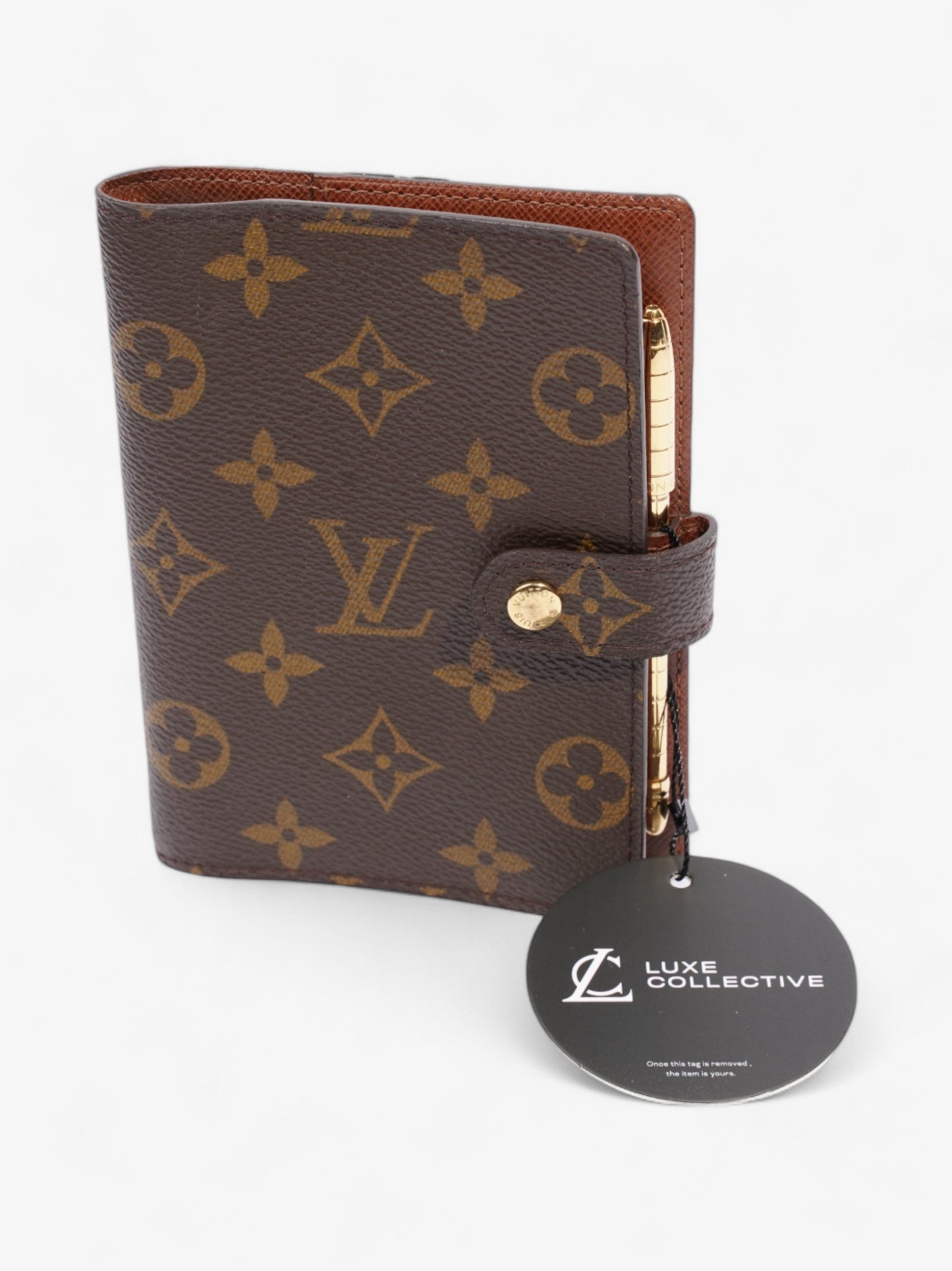 Louis Vuitton Agenda Cover Monogram Coated Canvas Small