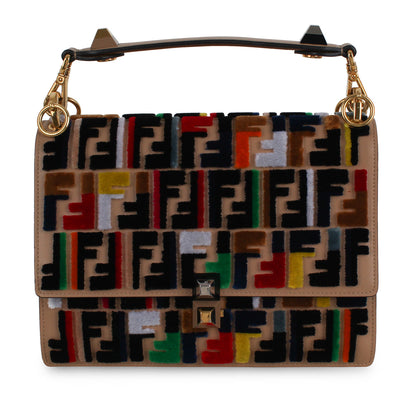 Fendi Kan I Velvet Crossbody