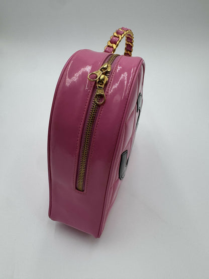 Chanel 1995 Vintage Barbie Pink Heart Vanity Bag