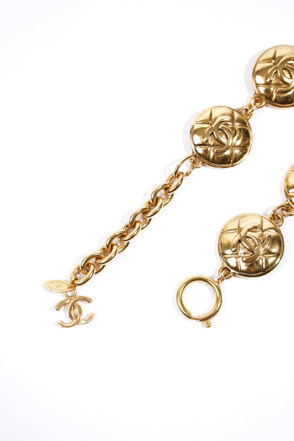 Chanel Vintage CC Chain Necklace Gold Base Metal 46cm