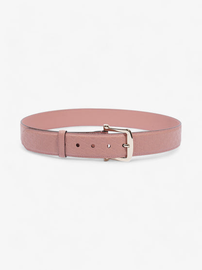 Gucci Buckle Belt Pink Leather 90cm 36"