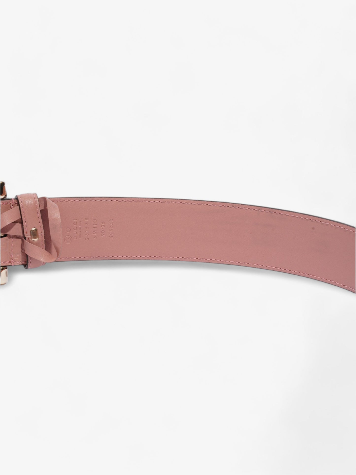 Gucci Buckle Belt Pink Leather 90cm 36"