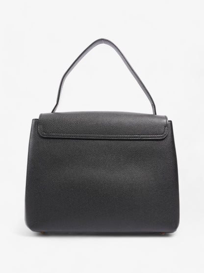 Burberry Camberley Tote Black Grained Leather Medium