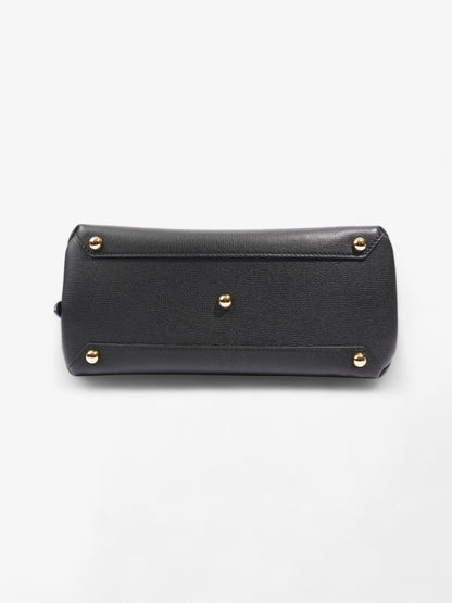 Burberry Camberley Tote Black Grained Leather Medium
