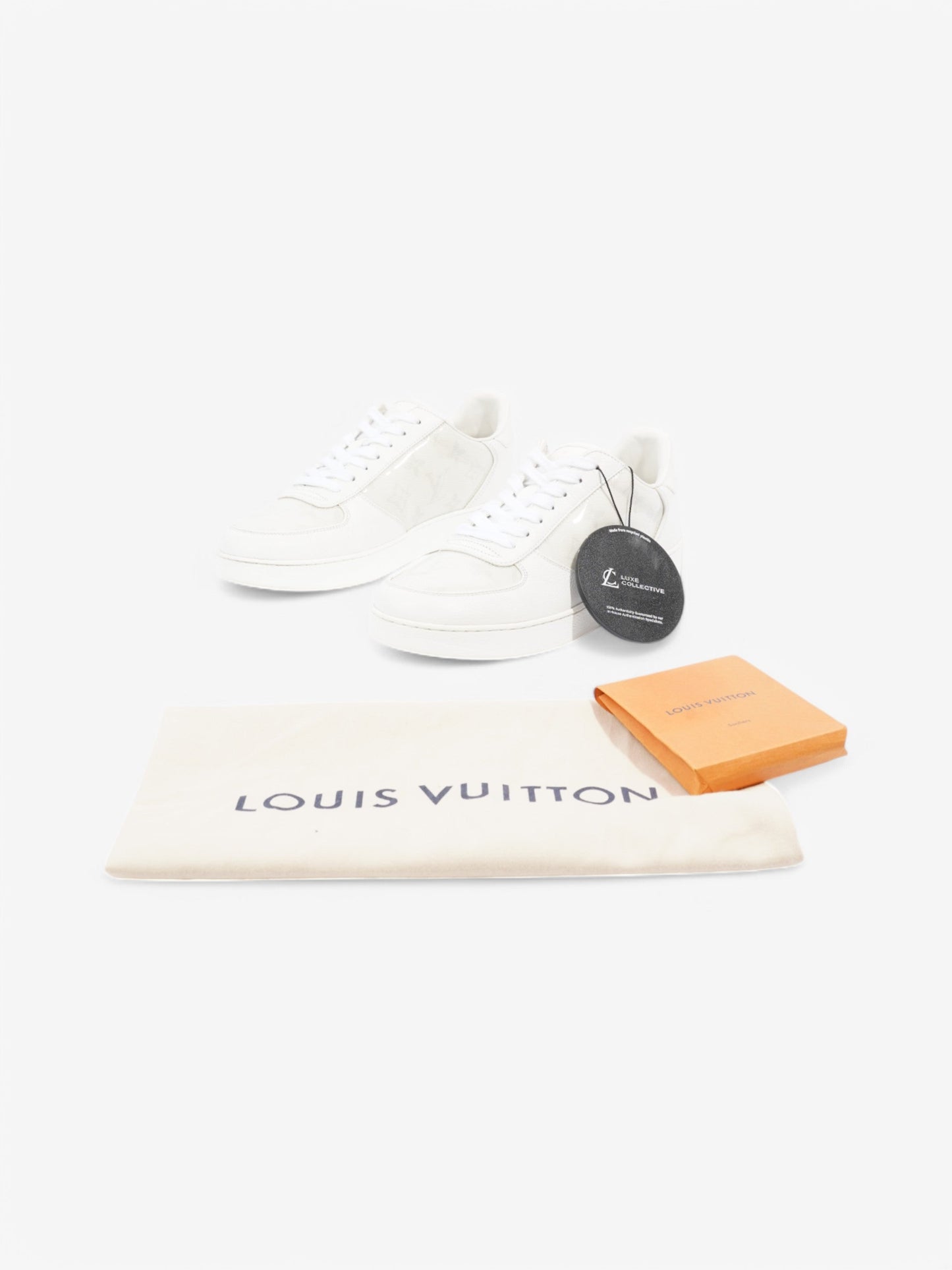 Louis Vuitton Rivoli Sneakers White  Leather EU 39.5 UK 5.5