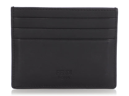 Fendi Black Monster Card Case