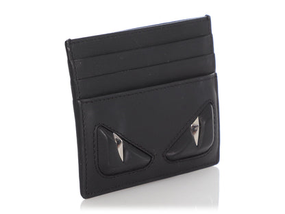 Fendi Black Monster Card Case