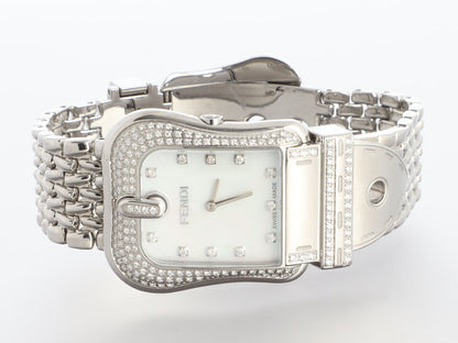 Fendi Stainless Steel Diamond B. Fendi Watch