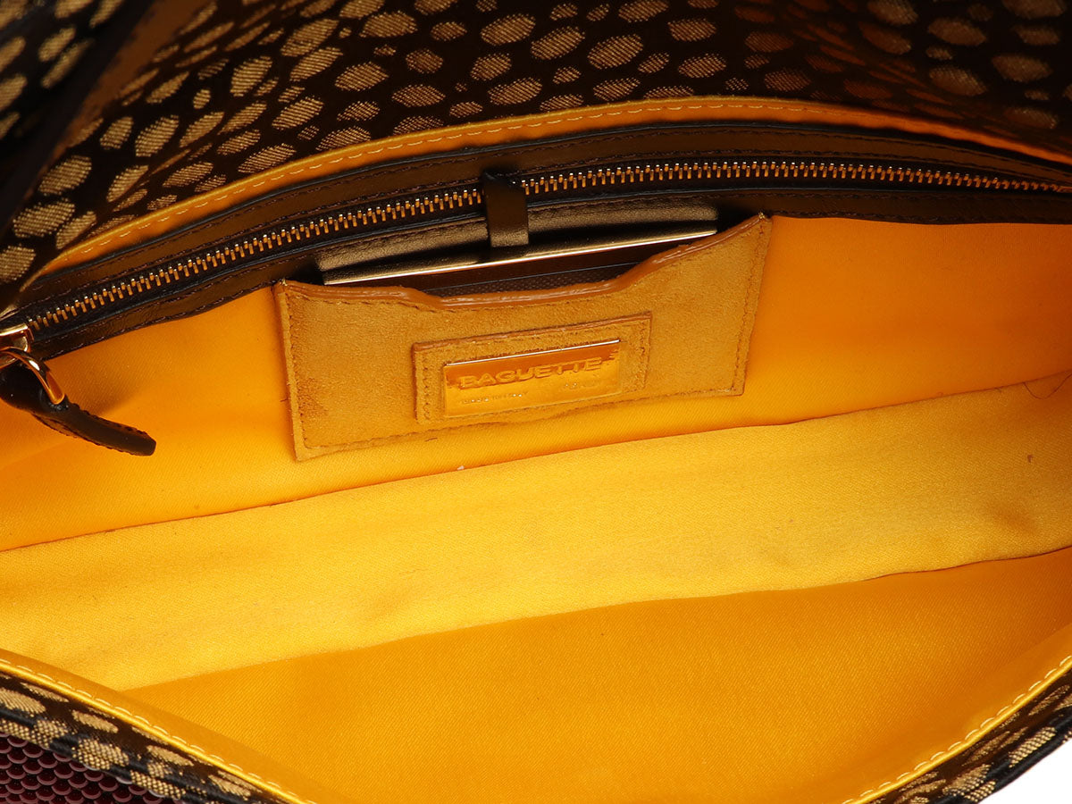 Fendi Multicolor Dots Baguette