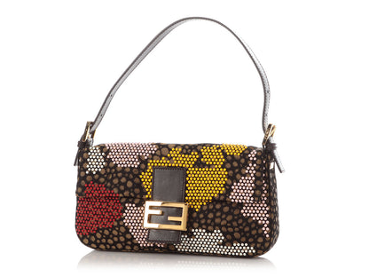Fendi Multicolor Dots Baguette