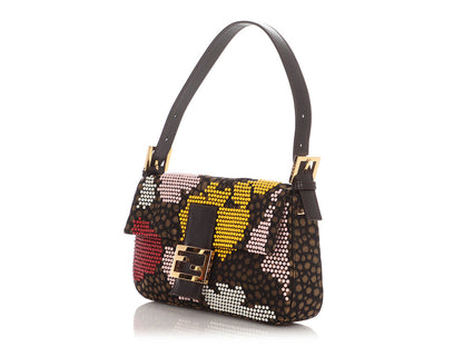Fendi Multicolor Dots Baguette