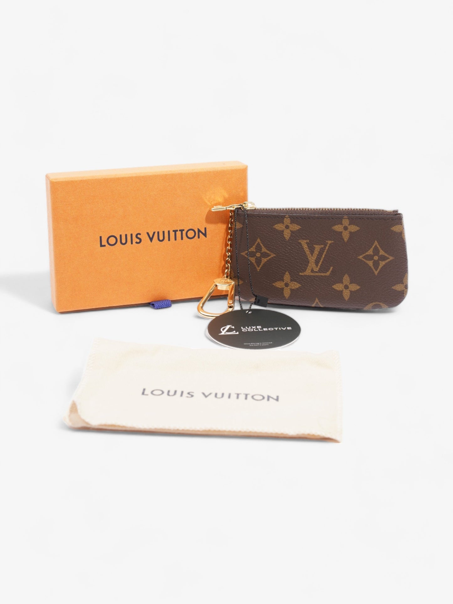 Louis Vuitton Key Pouch Monogram Coated Canvas