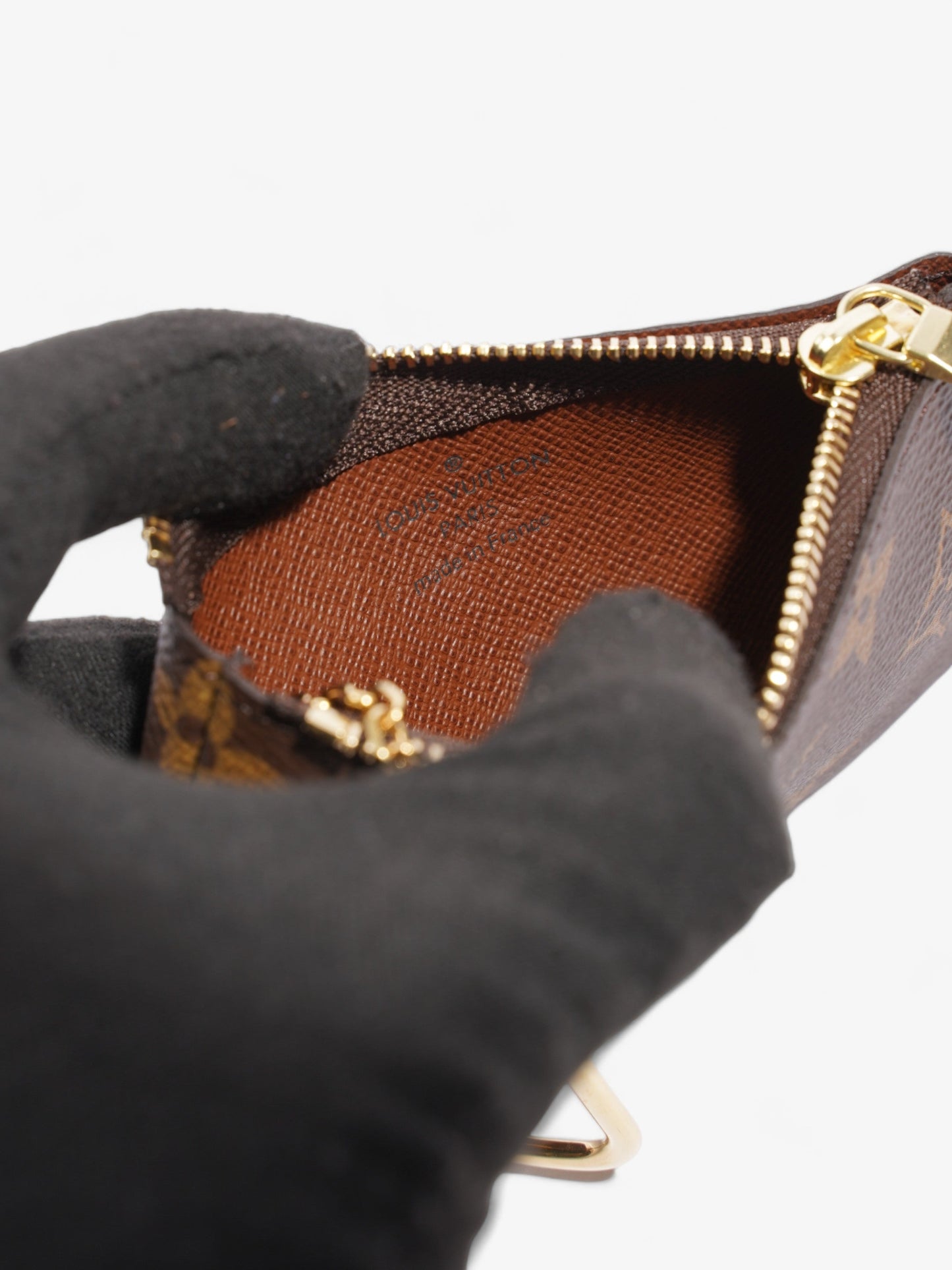 Louis Vuitton Key Pouch Monogram Coated Canvas