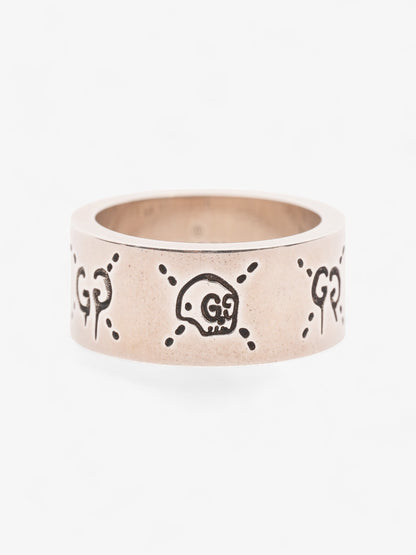 Gucci Ghost Ring Silver Silver Sterling 13 (Circumference - 53mm)