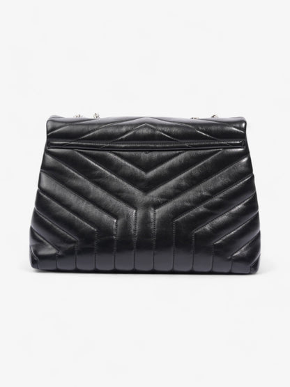 Saint Laurent Lou Lou Black Calfskin Leather Medium