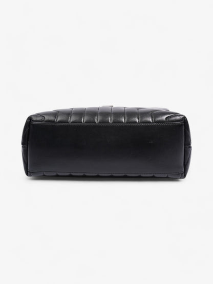 Saint Laurent Lou Lou Black Calfskin Leather Medium
