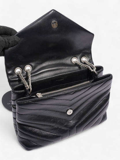 Saint Laurent Lou Lou Black Calfskin Leather Medium