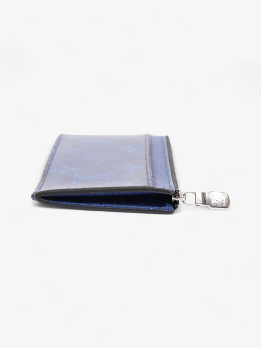 Louis Vuitton Coin Card Holder Navy Blue Leather