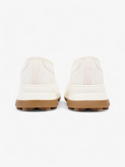 Gucci GG Tennis 1977 Platform Sneakers White  / Cream Canvas EU 41 UK 7