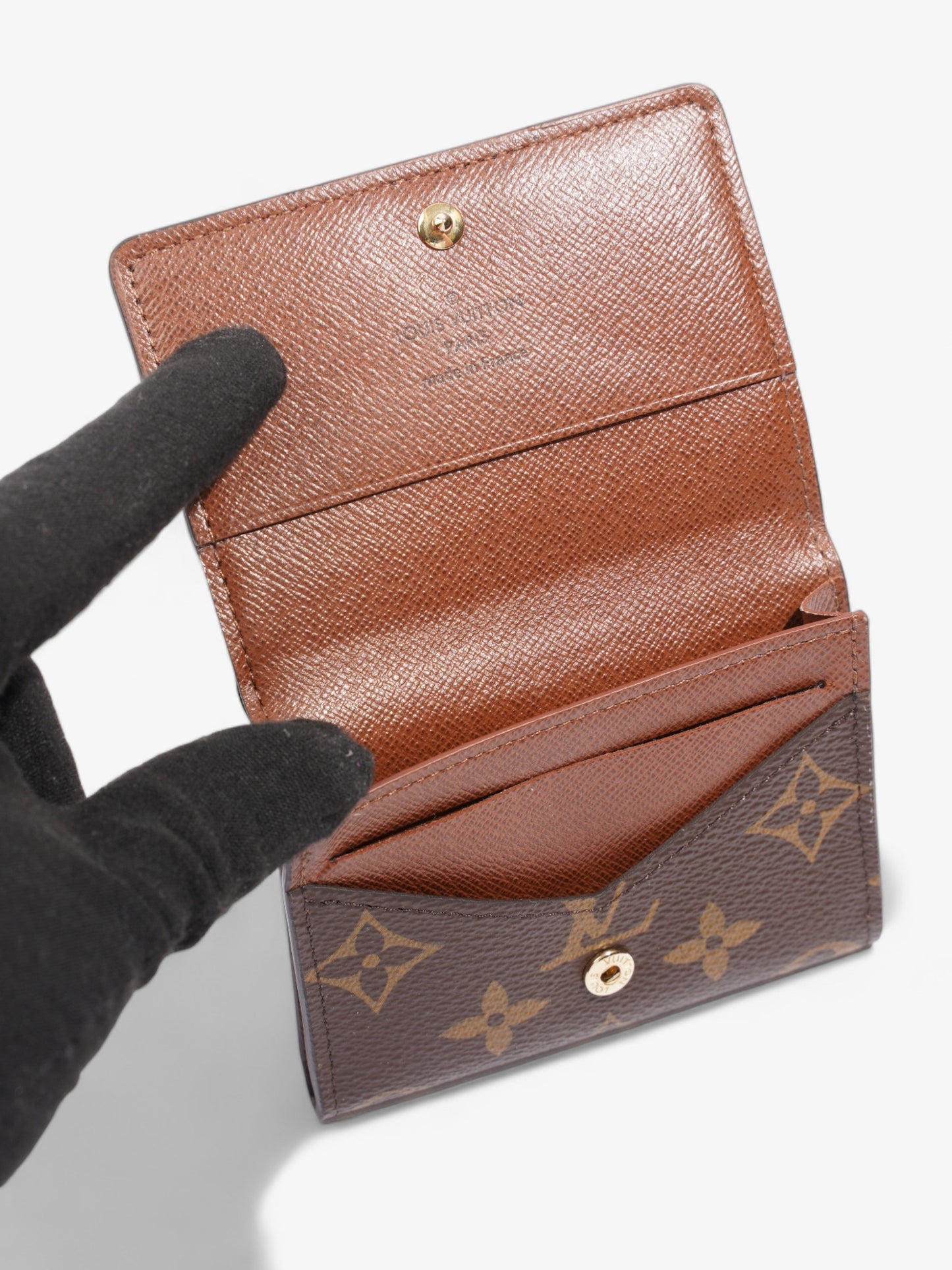 Louis Vuitton Enveloppe Carte De Visite Monogram Coated Canvas