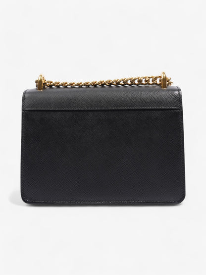 Prada Flap Crossbody Bag Black Saffiano Leather